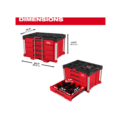 PACKOUT™ 引き出し収納 4段